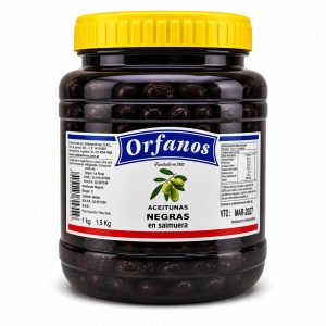 ACEITUNAS NEGRAS ORFANOS X 1KG PRESENTACIÒN HOGAR