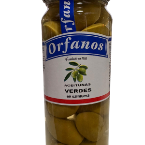 ACEITUNAS VERDES EN SALMUERA X 200GS ORFANOS