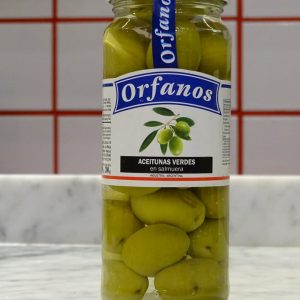ACEITUNAS VERDES EN SALMUERA X 200GS ORFANOS