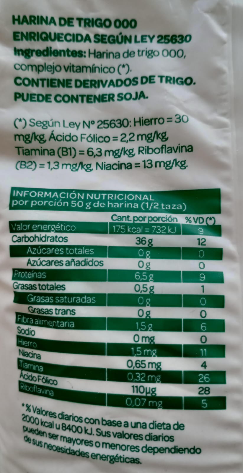PACK 10 X 1kg FUERZA ESPECIAL PARA MASA MADRE - MOLINO CHACABUCO VENC 9/04/26 - Imagen 2