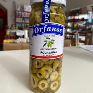 ACEITUNAS VERDES EN RODAJAS X 170GS ORFANOS
