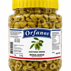 ACEITUNAS VERDES EN RODAJAS X 750GS ORFANOS