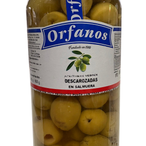 ACEITUNAS VERDES DESCAROZADAS X 400GS ORFANOS