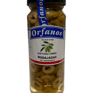 ACEITUNAS VERDES EN RODAJAS X 170GS ORFANOS