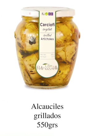 ALCAUCIL ENTEROS CARCIOFI X 550ML-PETRUZZELLI Venc 3/07/28
