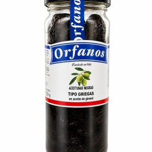 Aceitunas tipo Griegas de Orfanos x 200Gr