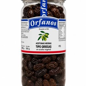 Aceitunas tipo Griegas de Orfanos x 500Gr