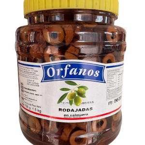Aceitunas negras en rodajas x 750Gr-Orfanos