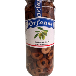 Orfanos Aceitunas Negras en Rodajas x 170gr