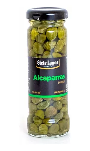 Alcaparras Siete Lagos en Vinagres x 100gr Venc 25/12/27