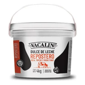 Dulce de leche Repostero x 4kg - Vacalin VENC 7/07/26