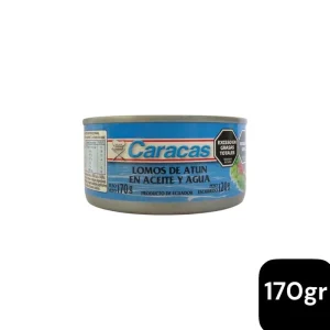Lomitos de Atun en aceite y agua 170gr - Caracas