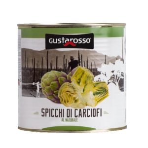 Spicchi di Carciofi al Naturale x 2.5kg - Gustarosso Venc 13/05/28