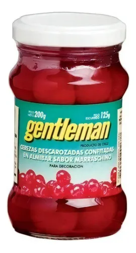 Cerezas en almibar x 200gr - Gentleman