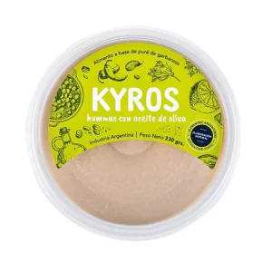 Hummus Con Aceite de Oliva x 250gr - Kyros Venc 17/04/26