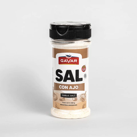 Sal Con Ajo 330gr - Gavar