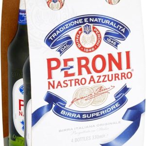 Pack 4 x 330ML Cerveza Peroni Nastro Azurro (LAGER) 7/26