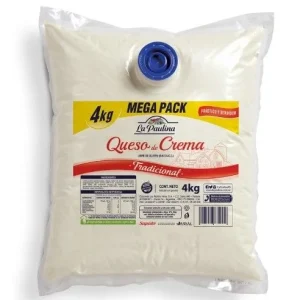Queso Crema Pouch x 4kg - La Paulina VENC 19/7/26