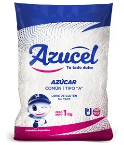 Azucar Comun Blanca Pack 10 x 1kg - Azucel