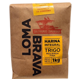 Integral Trigo Agroecologica Molienda Fina x 1kg - LOMA BRAVA