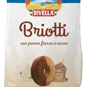 Galletitas Dulces Italianas Briotti Cacao y Crema 400gr - Divella