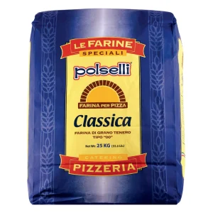 Harina de Trigo 00 Italiana Classica x 25kg - Polselli Venc 01/27