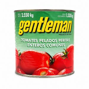 GENTLEMAN Tomate Pelado Perita ITALIANO lata de 2.5kg