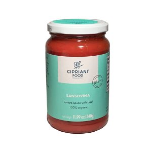 Salsa de tomate, zanahoria, cebolla y albahaca x 340gr - CIPRIANI
