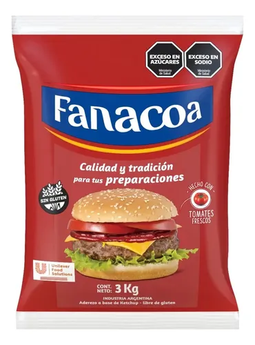Ketchup x 3kg - Fanacoa
