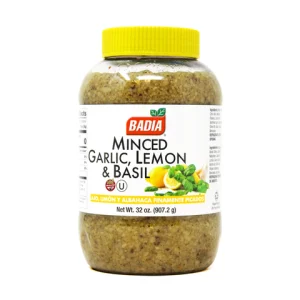 Ajo, Limón y Albahaca Finamente Picados 907,2gr - Badia