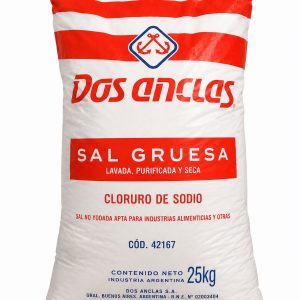 SAL GRUESA DOS ANCLAS X 25 KG