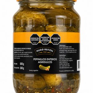 Pepinillos Agridulces Enteros Reitzel 600 g
