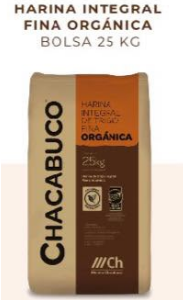Harina Organica Integral de Trigo x 25 kg - Molino Chacabuco