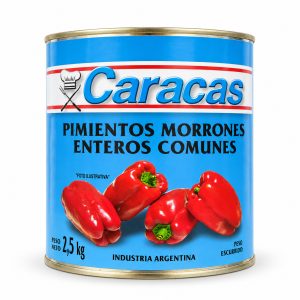 Pimientos Morrones Enteros x 2,5 kg – Caracas